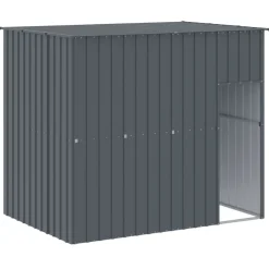 Maison Exclusive - Niche pour chien avec cour anthracite 214x865x181 cm New