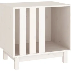 Maison Exclusive - Niche pour chien blanc 60x45x57 cm bois de pin massif Online