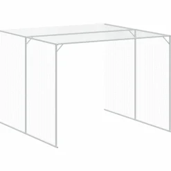 Maison Exclusive Niches, Paniers Et Transports | - Niche pour chien avec cour gris clair 214x865x181 cm