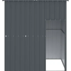 Maison Exclusive Niches, Paniers Et Transports | - Niche pour chien avec cour anthracite 214x1069x181 cm