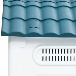 Maison Exclusive Niches, Paniers Et Transports | - Niche pour chien bleu 57x68x66 cm polypropylène