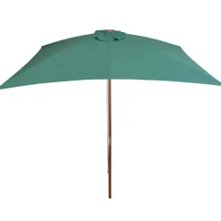 Maison Exclusive Parasols, Voiles D’Ombrage | - Parasol avec poteau en bois 200 x 300 cm vert