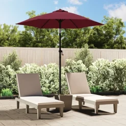 Maison Exclusive Parasols, Voiles D’Ombrage | - Parasol bordeaux 200x224 cm aluminium