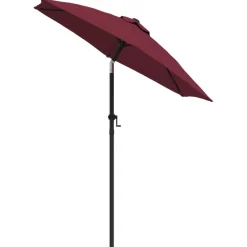 Maison Exclusive Parasols, Voiles D’Ombrage | - Parasol bordeaux 200x224 cm aluminium