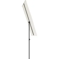 Maison Exclusive - Parasol de jardin avec mât en aluminium 180x110 cm blanc sable Outlet