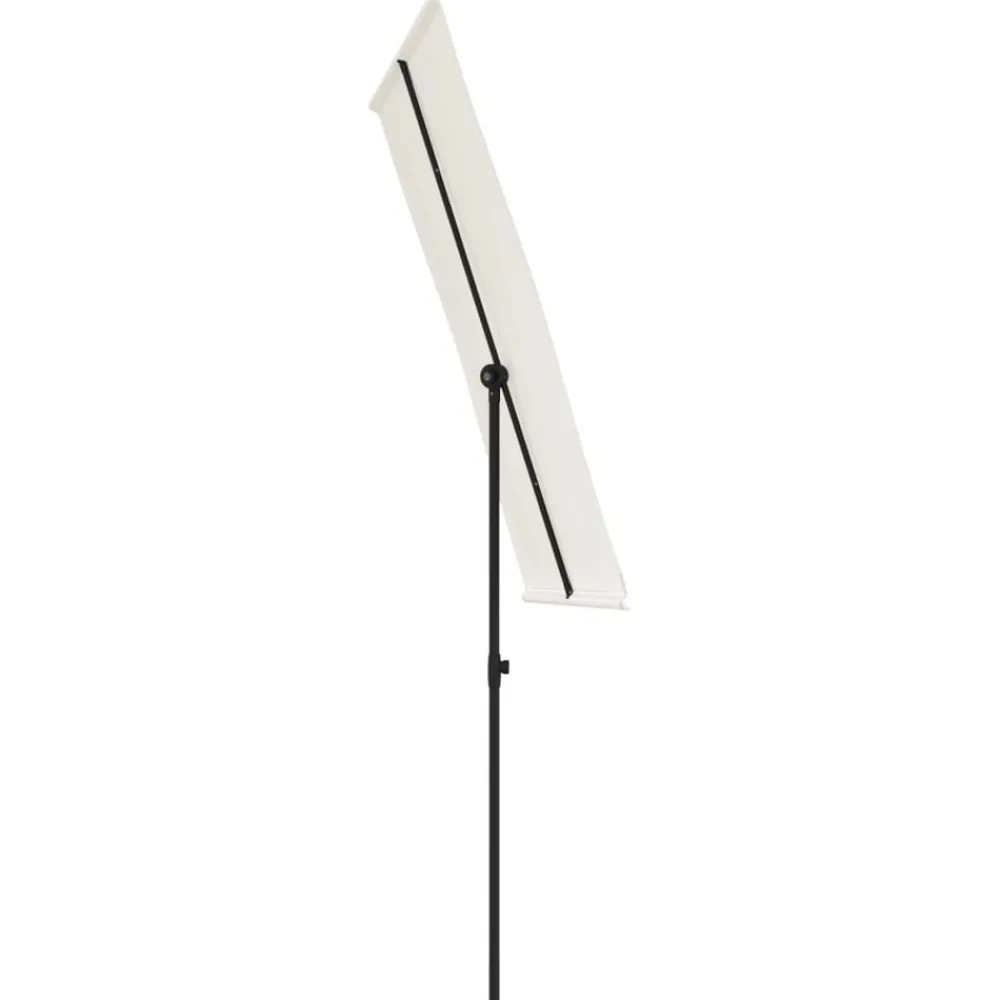 Maison Exclusive - Parasol de jardin avec mât en aluminium 180x110 cm blanc sable Outlet