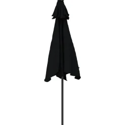 Maison Exclusive - Parasol de jardin avec mât en acier noir 225x225x212 cm Sale