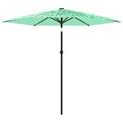 Maison Exclusive - Parasol de jardin avec mât en acier vert 268x268x226 cm Sale
