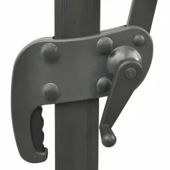 Maison Exclusive - Parasol de jardin en porte-à-faux avec double toit noir Online