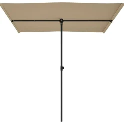 Maison Exclusive - Parasol de jardin avec mât en aluminium 2x1,5 m taupe Outlet