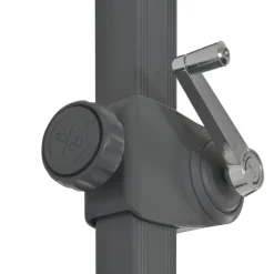 Maison Exclusive - Parasol de jardin en porte-à-faux et poteau en aluminium Discount