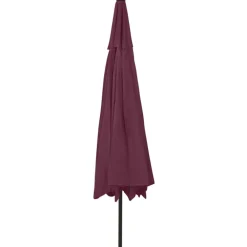 Maison Exclusive - Parasol de jardin avec lumières led mât en métal rouge bordeaux Sale