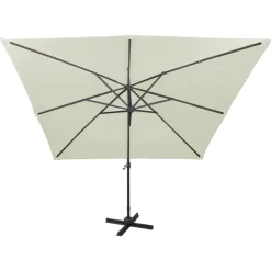 Maison Exclusive Parasols, Voiles D’Ombrage | - Parasol de jardin avec mât en bois bleu 200x300 cm