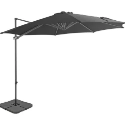 Maison Exclusive - Parasol de jardin avec base portable anthracite Hot