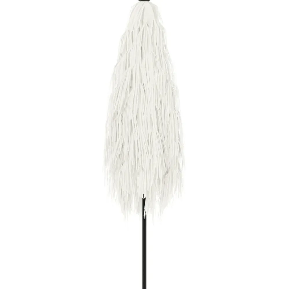 Maison Exclusive - Parasol de jardin avec mât en acier blanc 248x248x248 cm Best