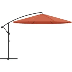 Maison Exclusive Parasols, Voiles D’Ombrage | - Parasol de jardin en porte-à-faux et poteau en aluminium