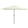 Maison Exclusive Parasols, Voiles D’Ombrage | - Parasol de jardin avec mât en métal 390 cm rouge bordeaux
