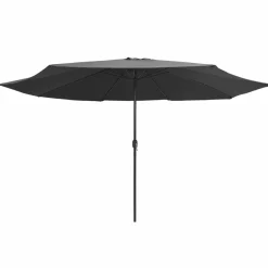 Maison Exclusive Parasols, Voiles D’Ombrage | - Parasol de jardin avec mât en métal 390 cm anthracite