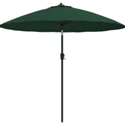 Maison Exclusive - Parasol d'extérieur avec mât en aluminium 270 cm vert