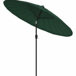 Maison Exclusive - Parasol d'extérieur avec mât en aluminium 270 cm vert