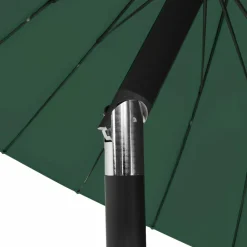 Maison Exclusive - Parasol d'extérieur avec mât en aluminium 270 cm vert
