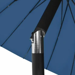 Maison Exclusive - Parasol d'extérieur avec mât en aluminium 500 cm bleu azuré Best