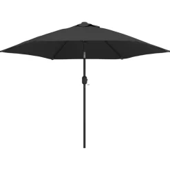 Maison Exclusive - Parasol d'extérieur avec poteau en métal 300 cm anthracite Discount