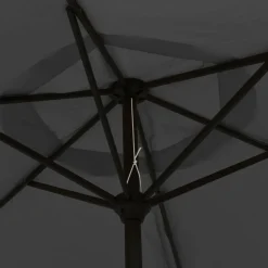 Maison Exclusive - Parasol d'extérieur avec poteau en métal 300 cm anthracite Discount