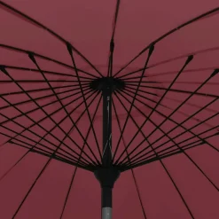Maison Exclusive - Parasol d'extérieur avec mât en aluminium 270 cm rouge bordeaux Sale
