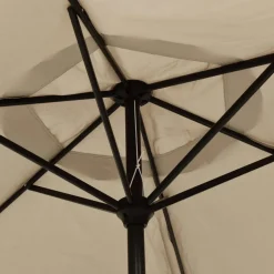 Maison Exclusive - Parasol d'extérieur avec poteau en métal 300 cm taupe Sale