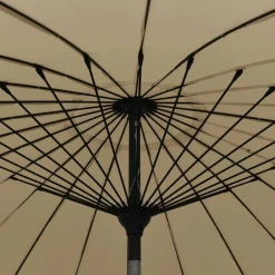 Maison Exclusive - Parasol d'extérieur avec mât en aluminium 270 cm taupe