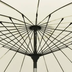 Maison Exclusive Parasols, Voiles D’Ombrage | - Parasol d'extérieur et mât avec aluminium 270 cm blanc sable