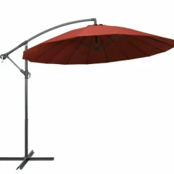 Maison Exclusive - Parasol suspendu avec poteau terre cuite 3 m New