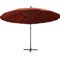 Maison Exclusive - Parasol suspendu avec poteau terre cuite 3 m New