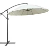Maison Exclusive - Parasol suspendu avec poteau en aluminium blanc 3 m Outlet