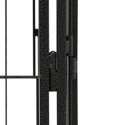 Maison Exclusive - Parc pour chien 4 panneaux noir 100x50cm acier enduit de poudre Sale