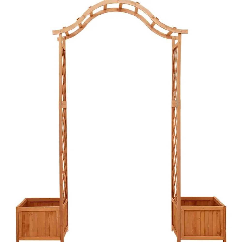 Maison Exclusive - Pergola de jardin avec jardinière bois pin massif