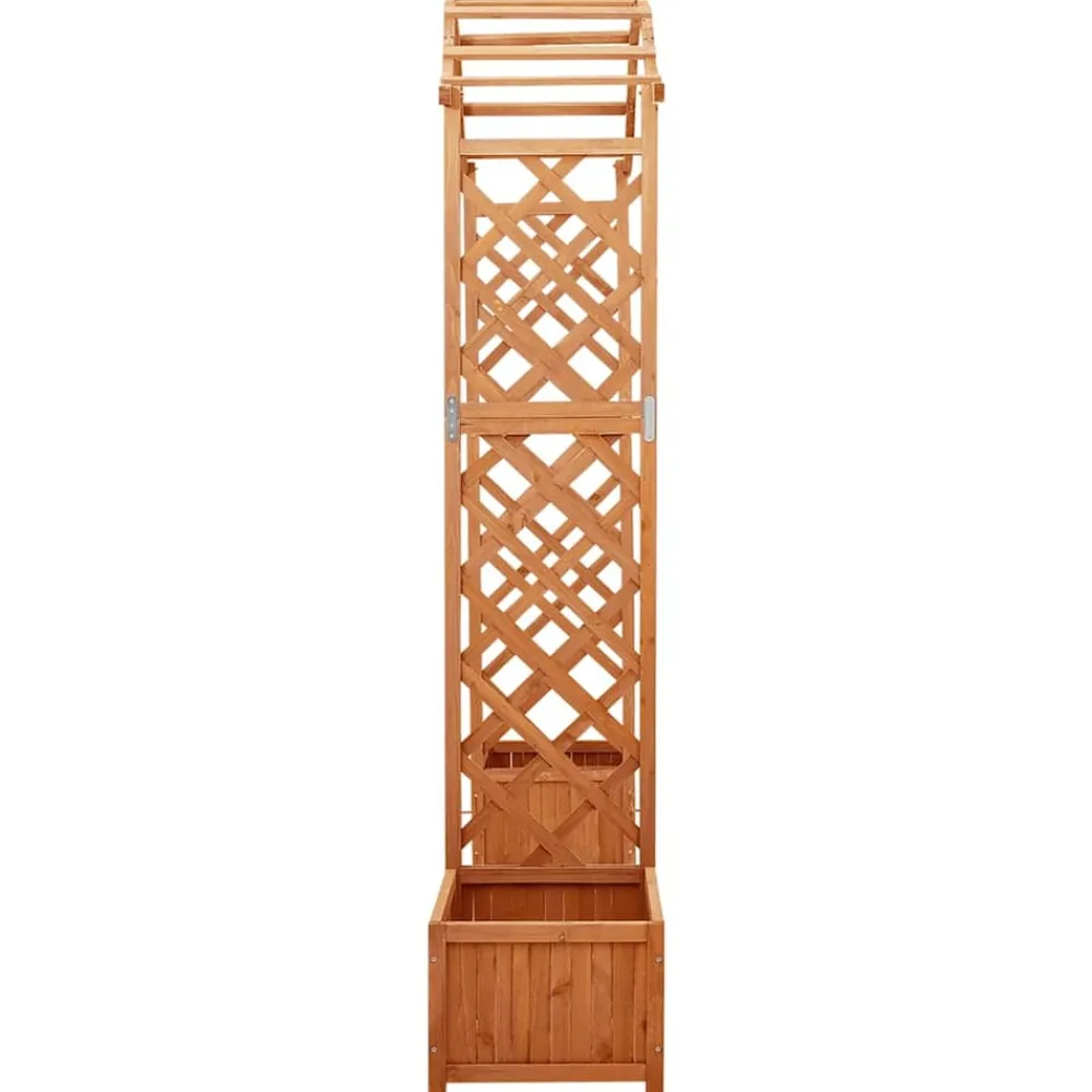 Maison Exclusive - Pergola de jardin avec jardinière bois pin massif