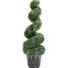 Maison Exclusive Plantes Artificielles | - Plante de buis artificiel en spirale avec pot vert 100 cm