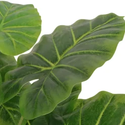 Maison Exclusive - Plante taro artificielle avec pot 45 cm vert Clearance