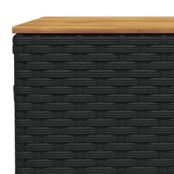 Maison Exclusive Salons De Jardin | - Salon de jardin 9 pcs avec coussins noir résine tressée