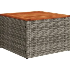 Maison Exclusive - Salon de jardin avec coussins 13 pcs gris résine tressée New
