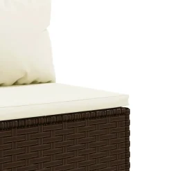 Maison Exclusive - Salon de jardin avec coussins 7 pcs marron résine tressée New