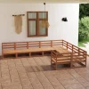 Maison Exclusive - Salon de jardin 9 pcs bois de pin massif Outlet