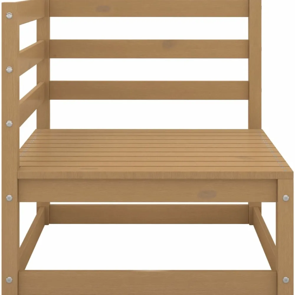 Maison Exclusive - Salon de jardin 9 pcs bois de pin massif Outlet