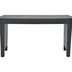 Maison Exclusive - Salon de jardin 3 pcs plastique anthracite Hot