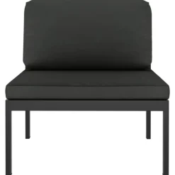 Maison Exclusive - Salon de jardin 7 pcs avec coussins aluminium anthracite New