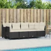 Maison Exclusive Salons De Jardin | - Salon de jardin 8 pcs résine tressée gris