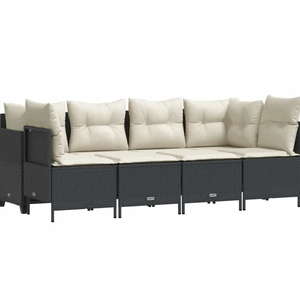 Maison Exclusive Salons De Jardin | - Salon de jardin 8 pcs résine tressée gris