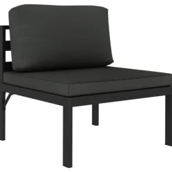 Maison Exclusive - Salon de jardin 7 pcs avec coussins aluminium anthracite Clearance